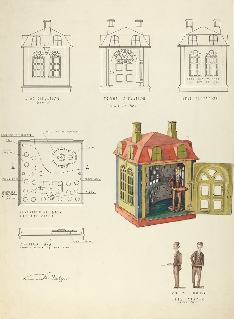玩具银行，19351942。 作者 库尔特·梅尔泽