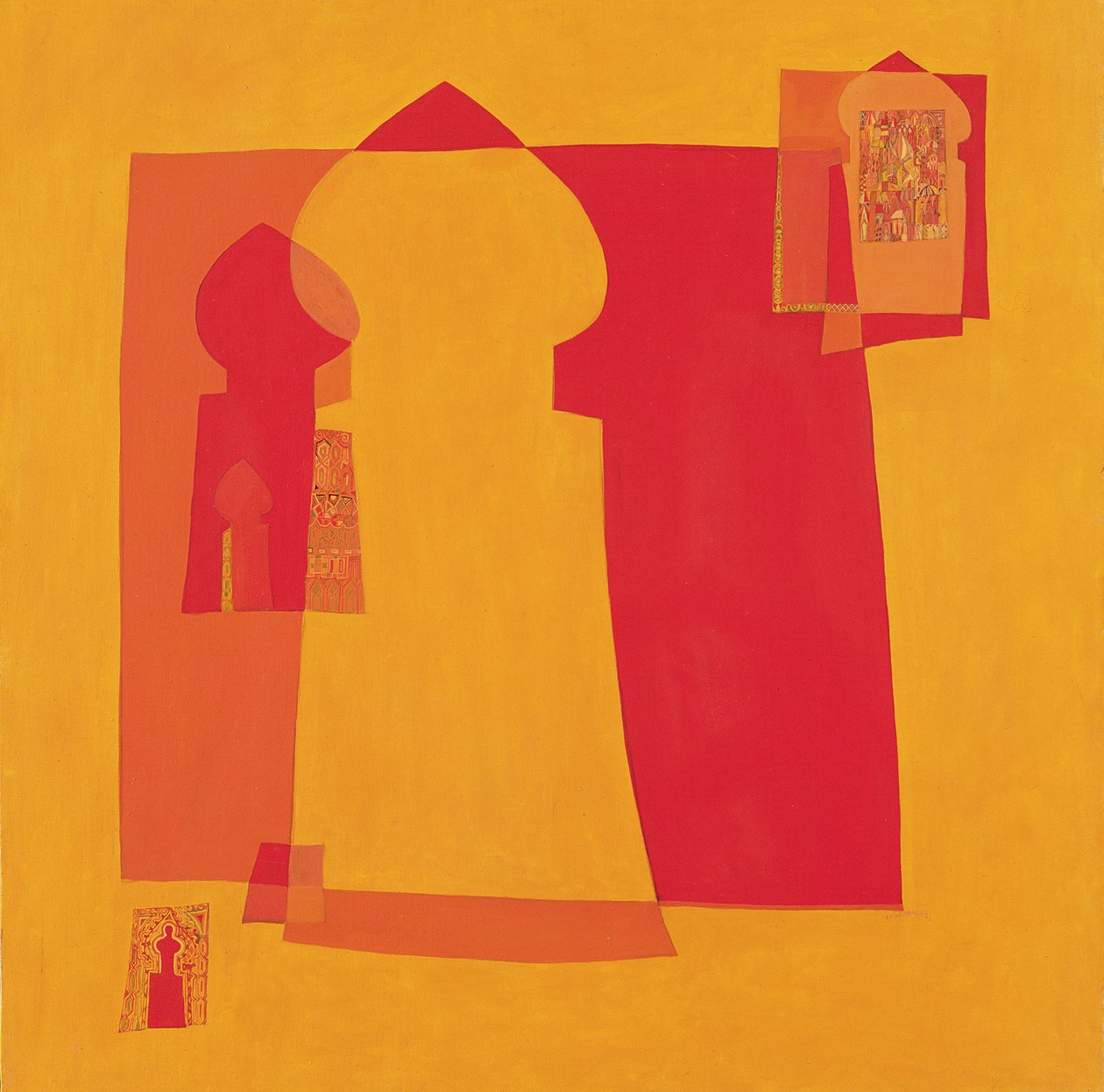 盖茨，c.1970-02（打印） 作者 莱拉·沙瓦（Laila Shawa）