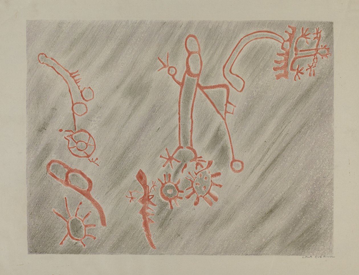 岩石壁画 作者 拉拉夏娃里沃尔