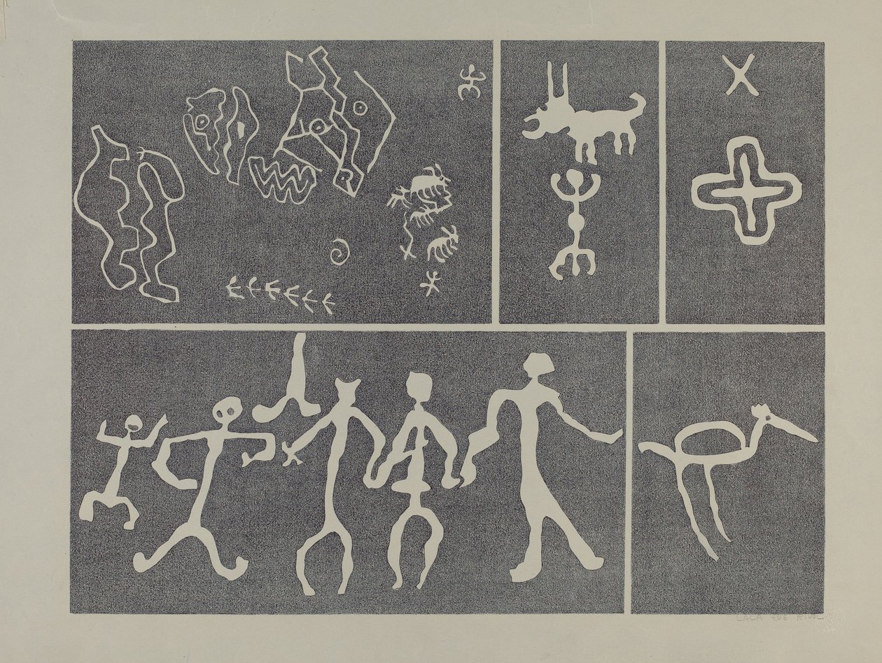 岩画--动物 作者 拉拉夏娃里沃尔