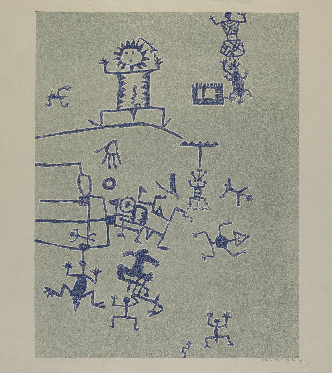 岩画 - 迹象 作者 拉拉夏娃里沃尔