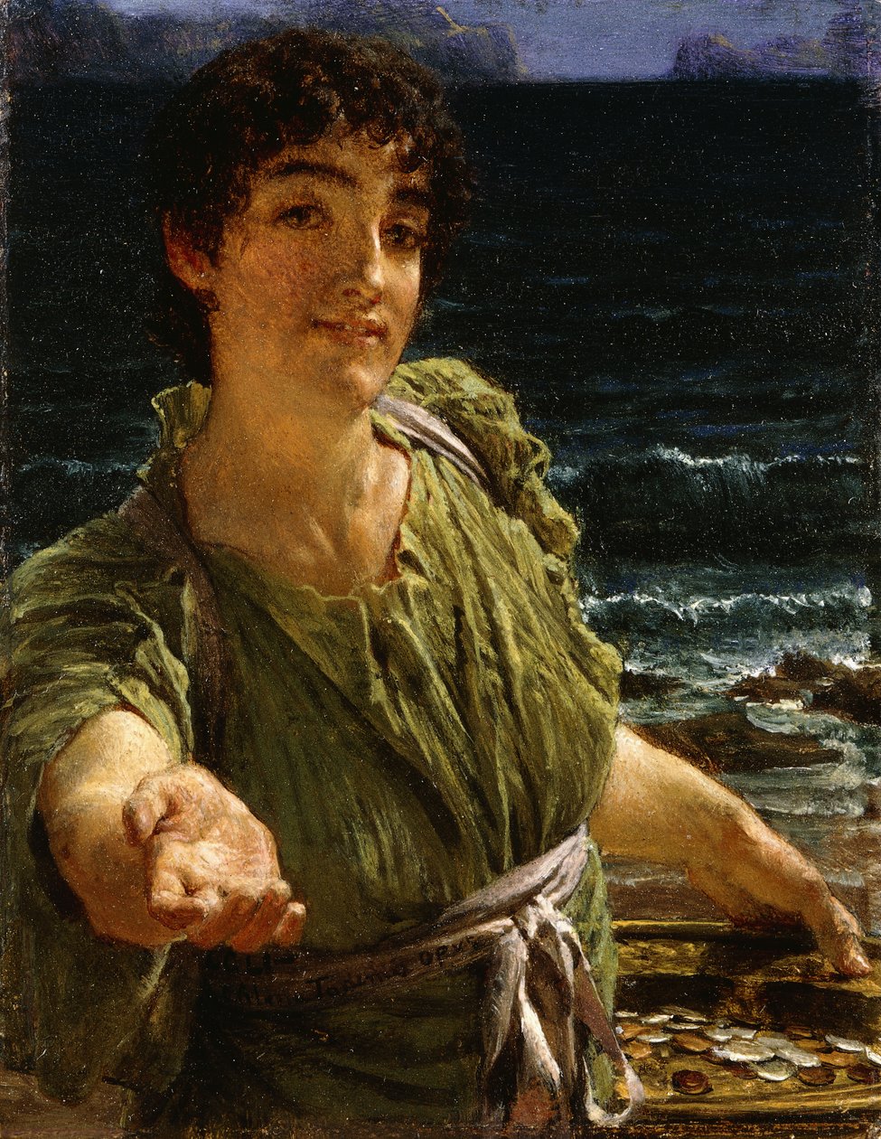 小脸蛋，1883年 作者 劳伦斯·阿尔玛·塔德玛