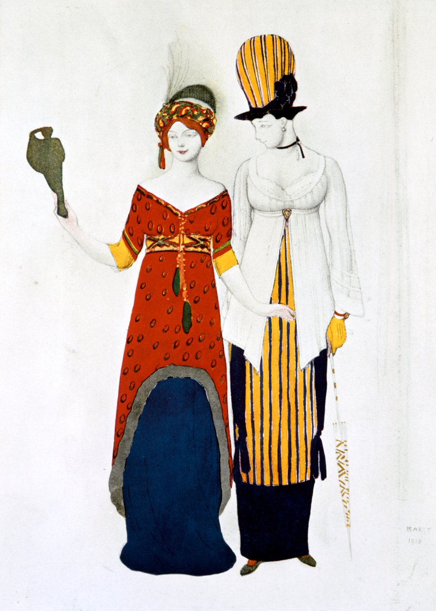 现代服饰，1910年 作者 莱昂·巴克斯特