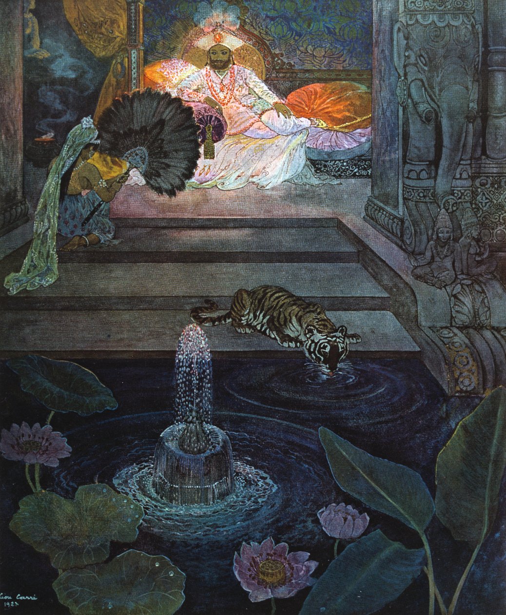 宝石花园》，1924年 作者 莱昂·卡雷
