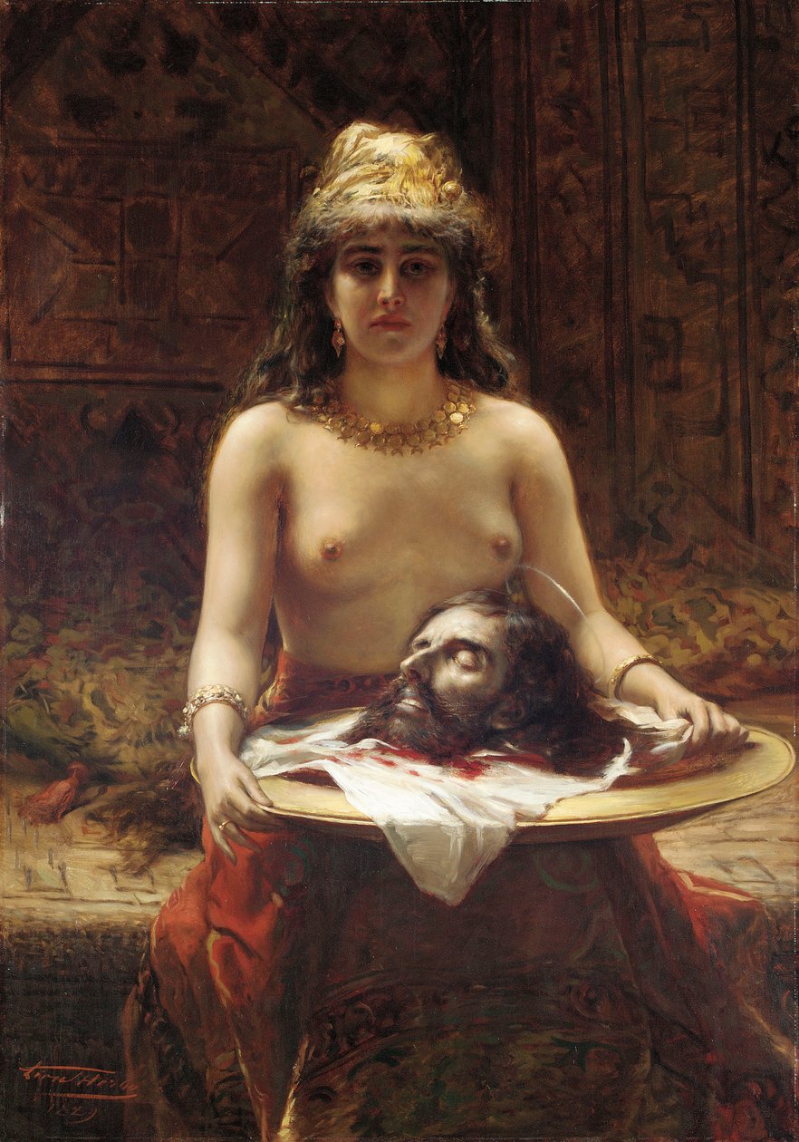 莎乐美，1889年 作者 利昂·赫伯