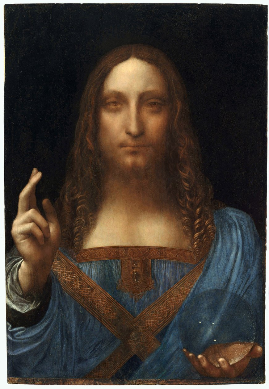 基督作为救世主 作者 达芬奇（Leonardo da Vinci）