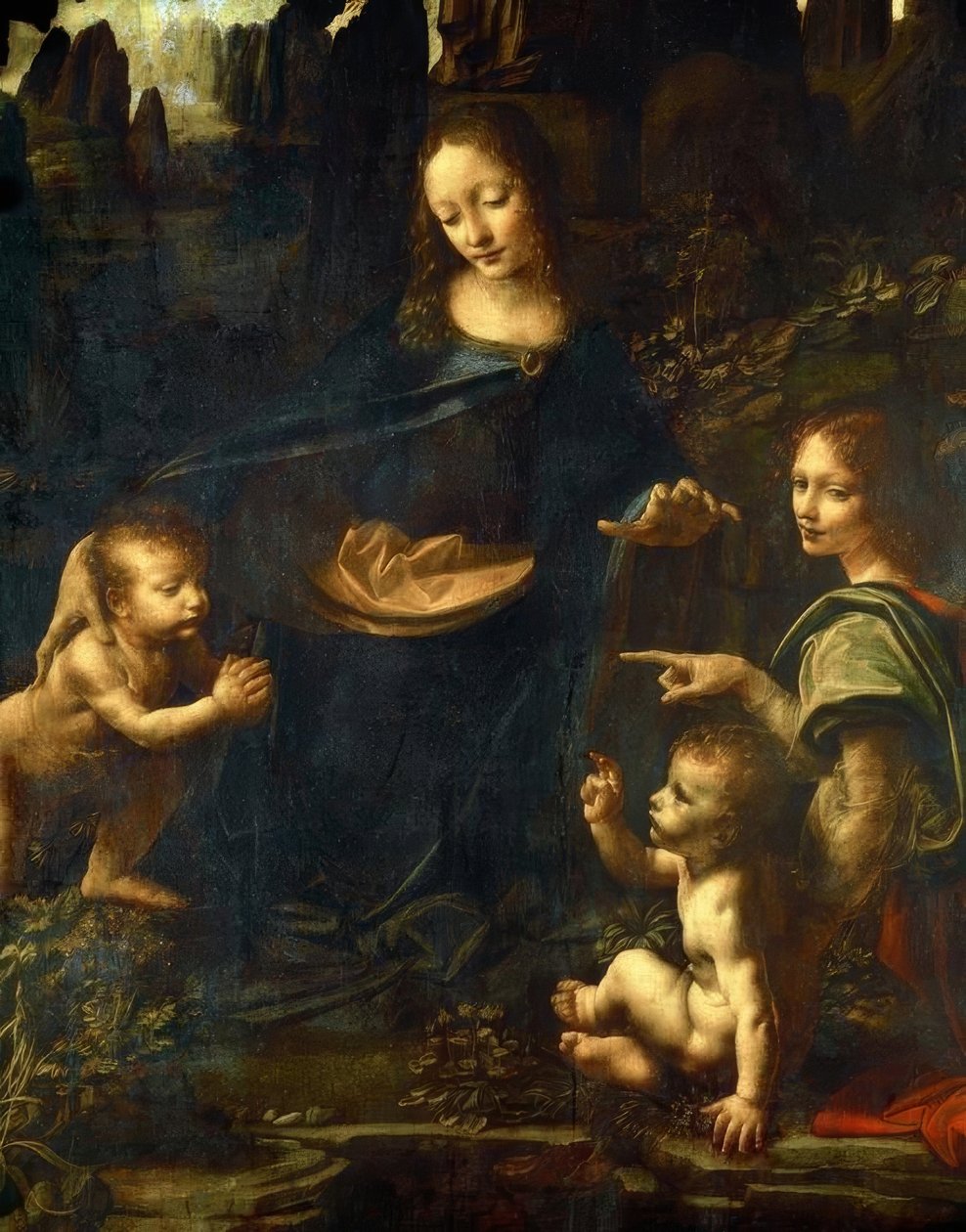 岩麦当娜 作者 达芬奇（Leonardo da Vinci）