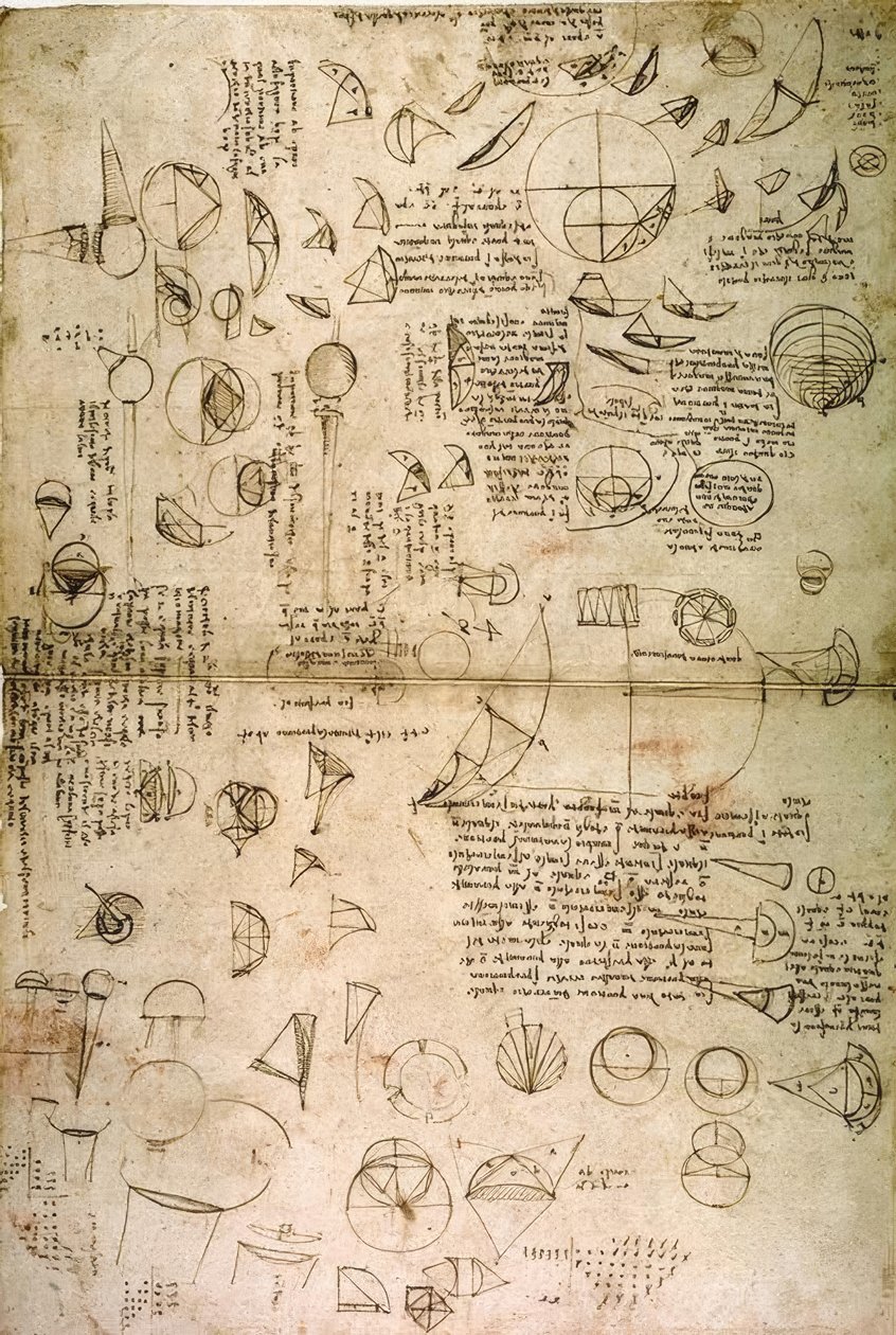 平方圆 作者 达芬奇（Leonardo da Vinci）