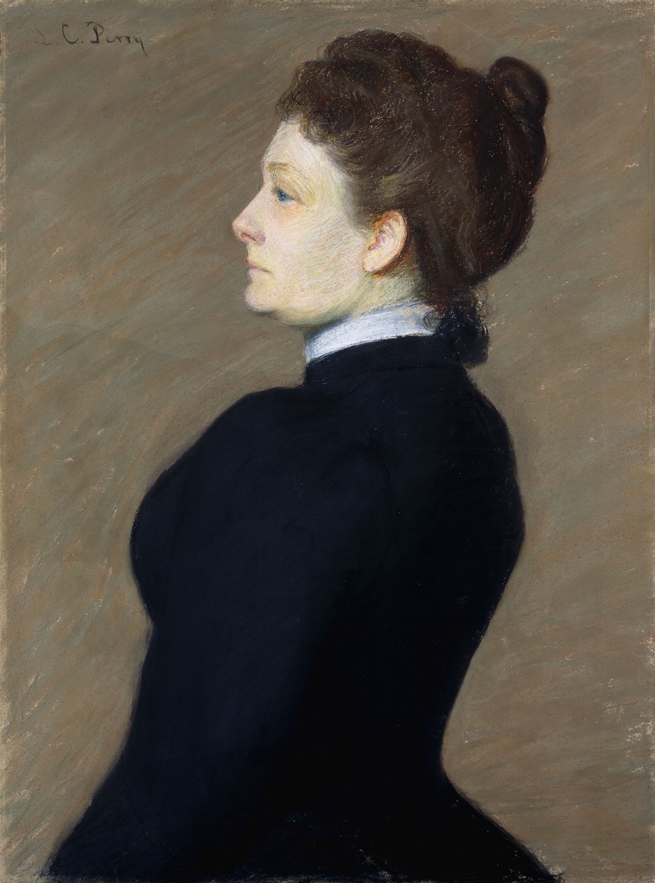 黑衣女郎 作者 莉拉·卡伯特·佩里（Lilla Cabot Perry）