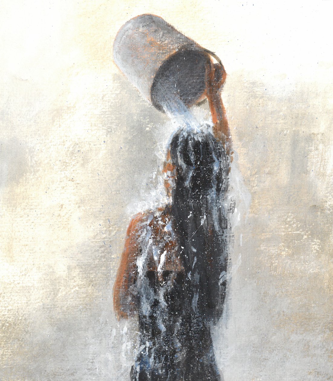 女孩淋浴，2015年 作者 林肯·塞利格曼