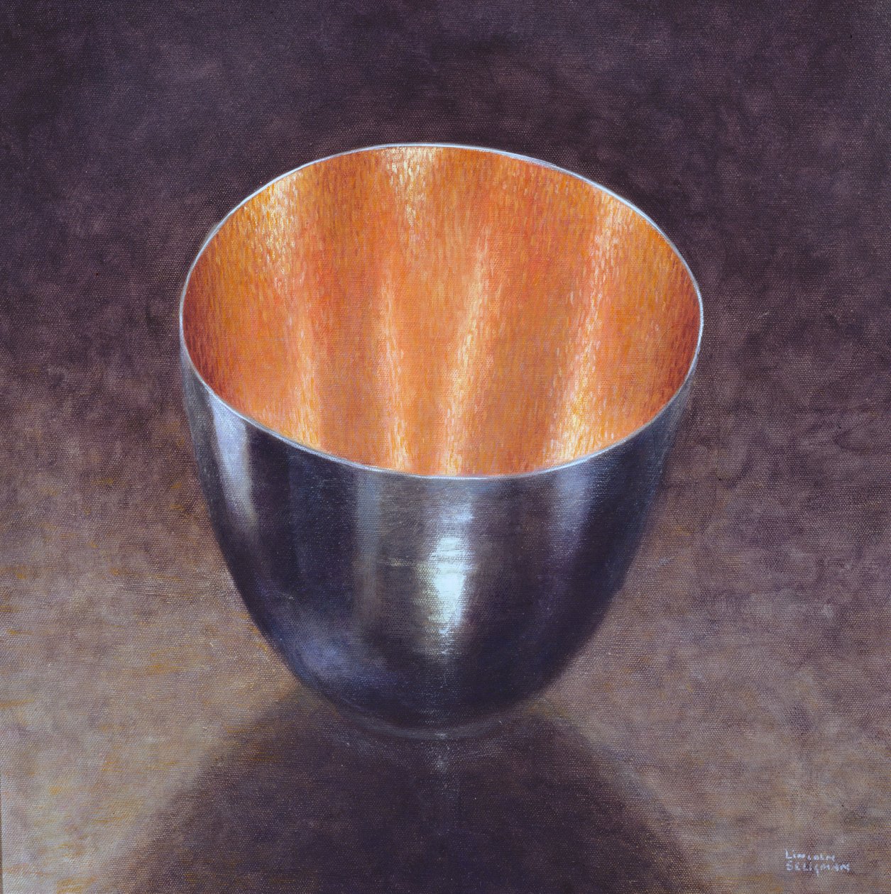钢碗，2005（丙烯酸） 作者 林肯·塞利格曼
