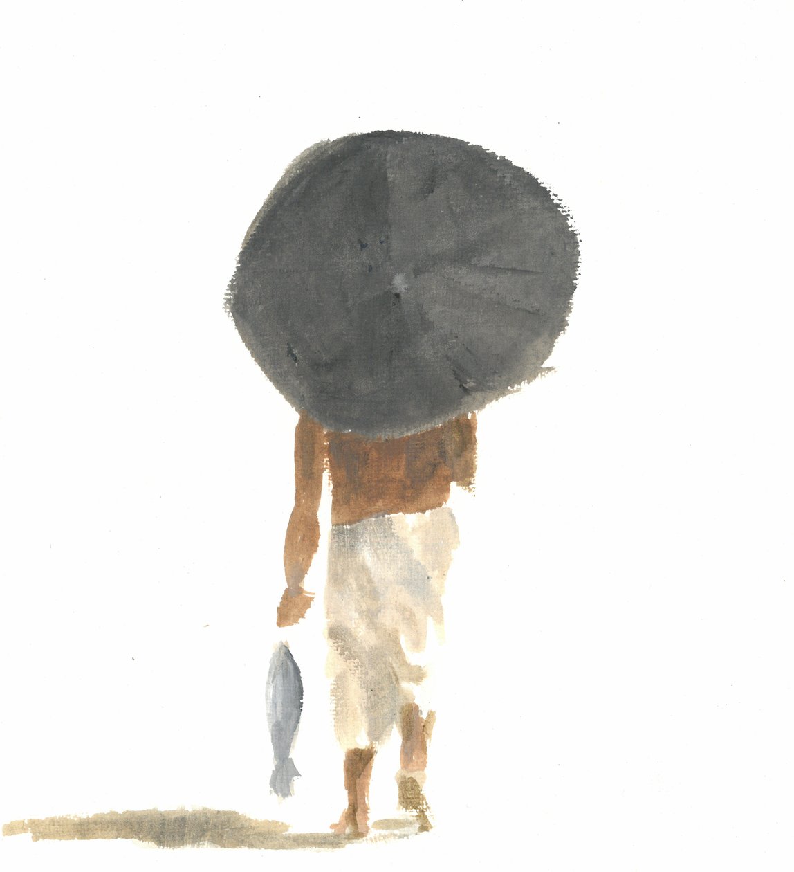 伞和鱼，2015年 作者 林肯·塞利格曼