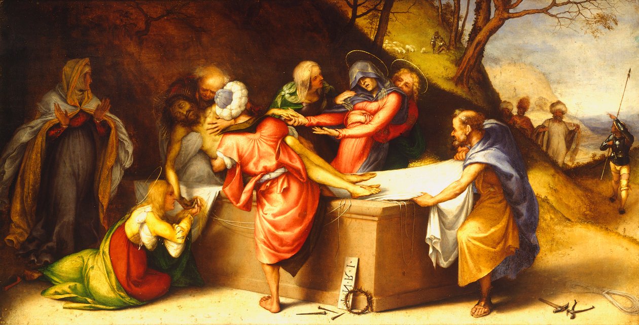基督的入土为安 作者 洛伦佐·乐透（Lorenzo Lotto）