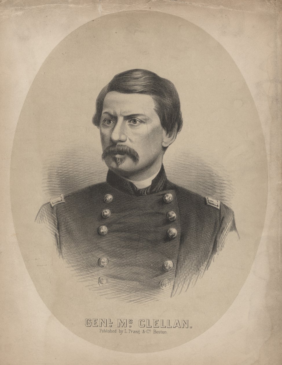 麦克莱伦将军，1862年 作者 路易斯·普朗