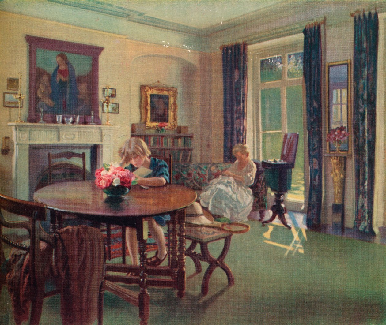 六月内部，c1923。 作者 路易斯·金奈特