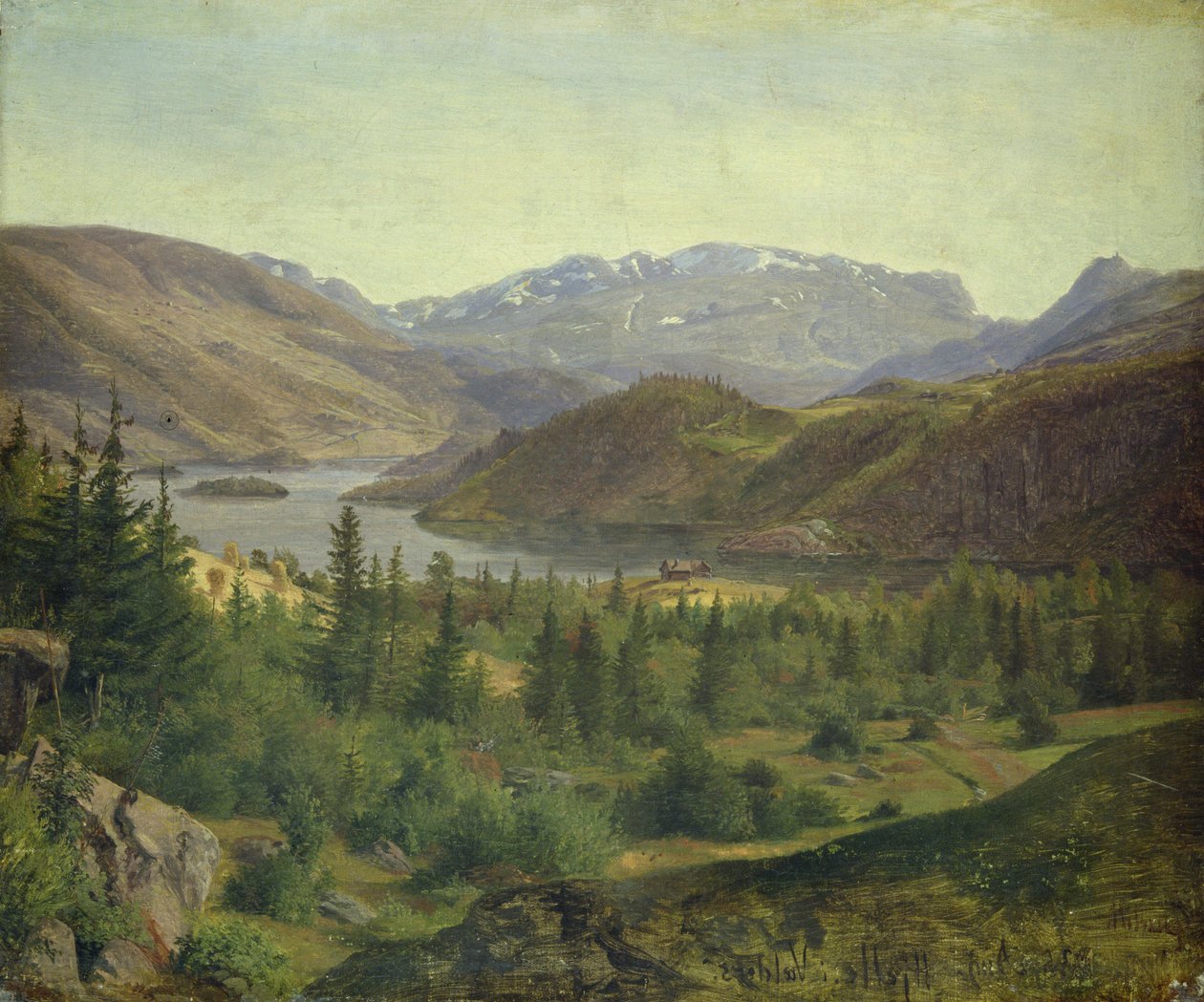 1835年，Valders Tile Fjord的Hjelle 作者 路易斯·古利特（Louis Gurlitt）