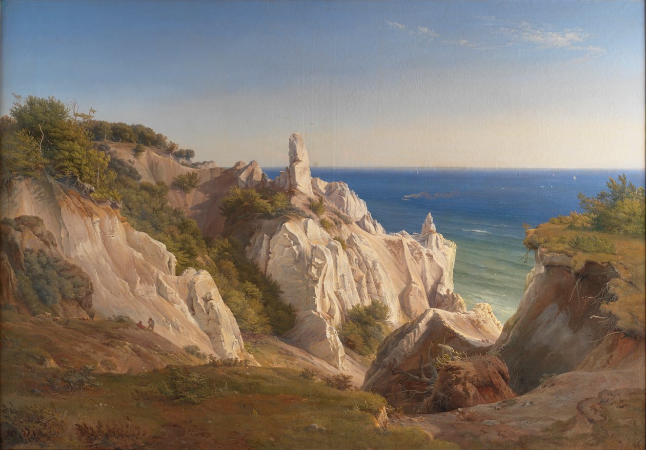 蒙岛的悬崖 作者 路易斯·古利特（Louis Gurlitt）