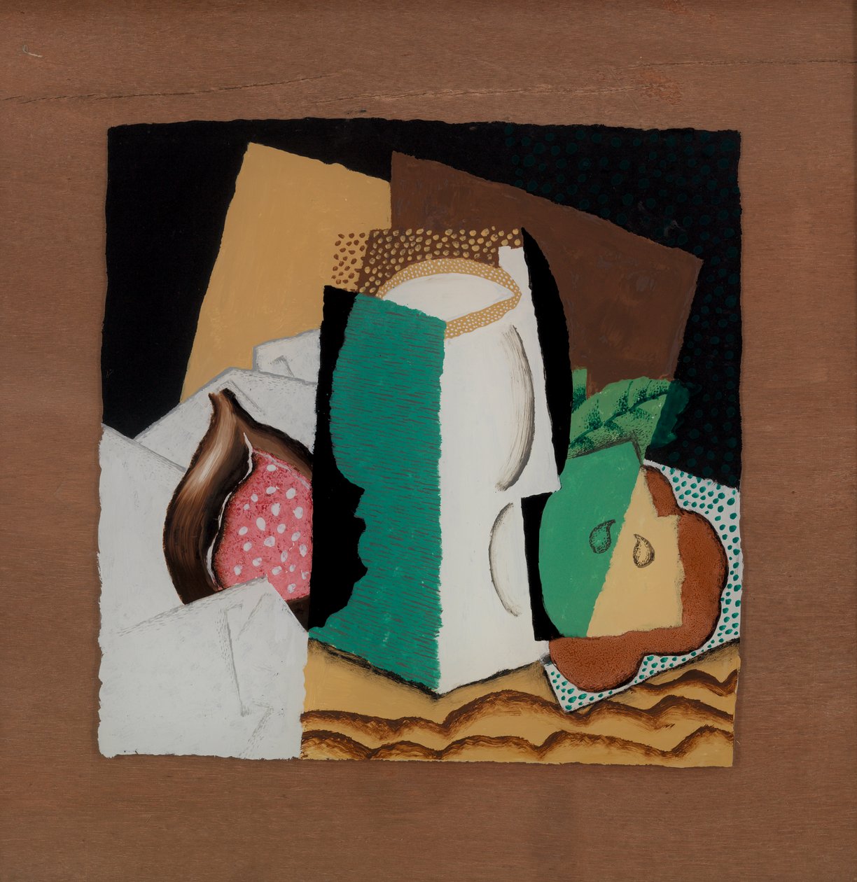 玻璃和水果 作者 路易·马可西西斯（Louis Marcoussis）