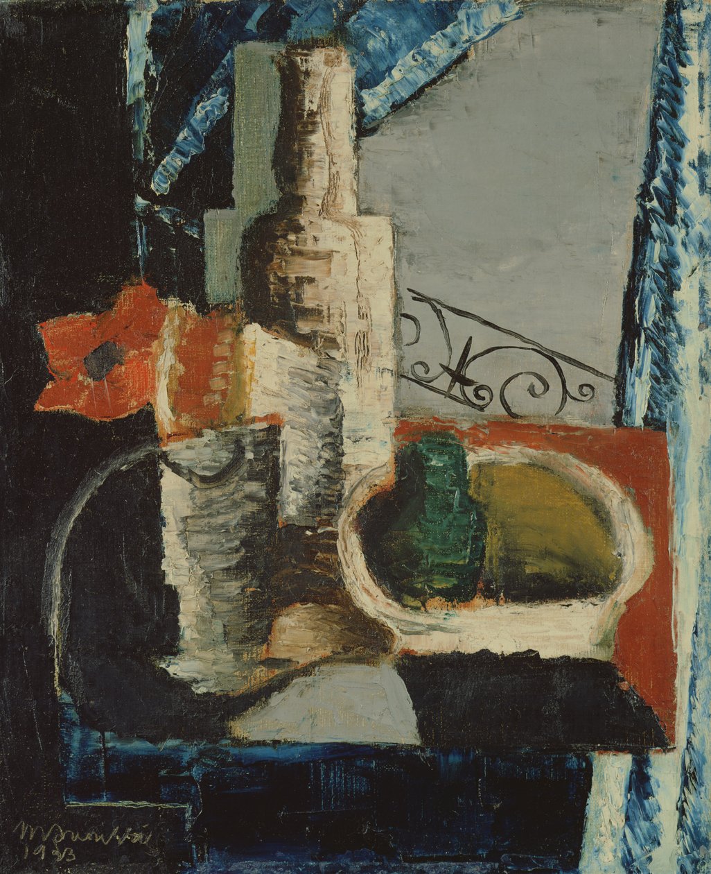 静物，1923年 作者 路易·马可西西斯（Louis Marcoussis）