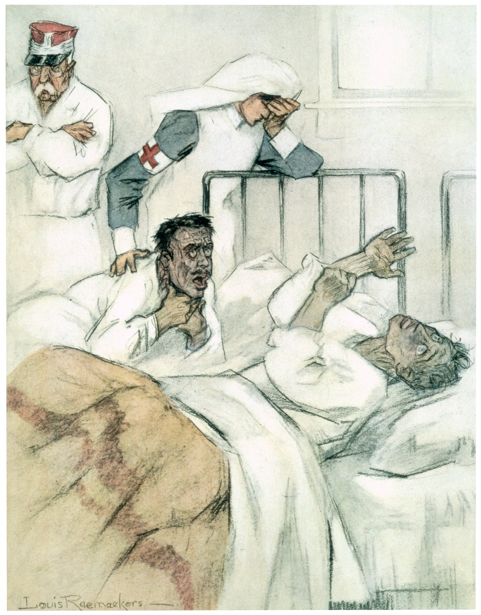 缓慢窒息》，1916年 作者 路易斯·雷麦克斯