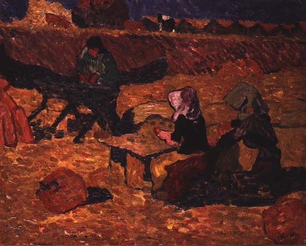 鱼鳞者（布面油画） 作者 路易斯·瓦尔塔特