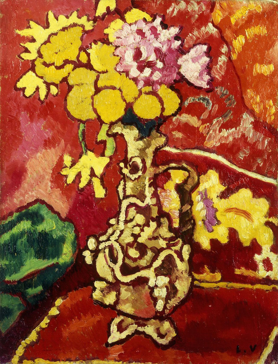 花瓶里的花 作者 路易斯·瓦尔塔特