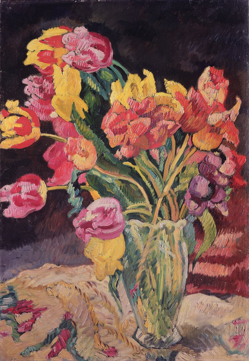Vase of Tulips 作者 路易斯·瓦尔塔特