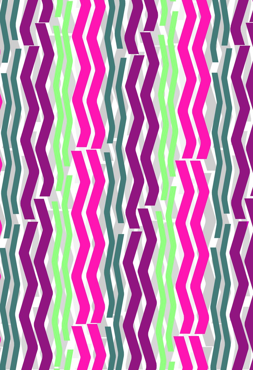 Zig Zig Stripes，2014数字媒体 作者 路易莎·赫里福德