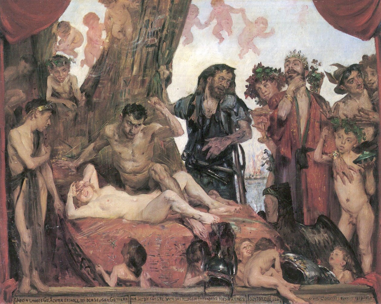荷马的笑声 作者 洛维斯·科林斯（Lovis Corinth）
