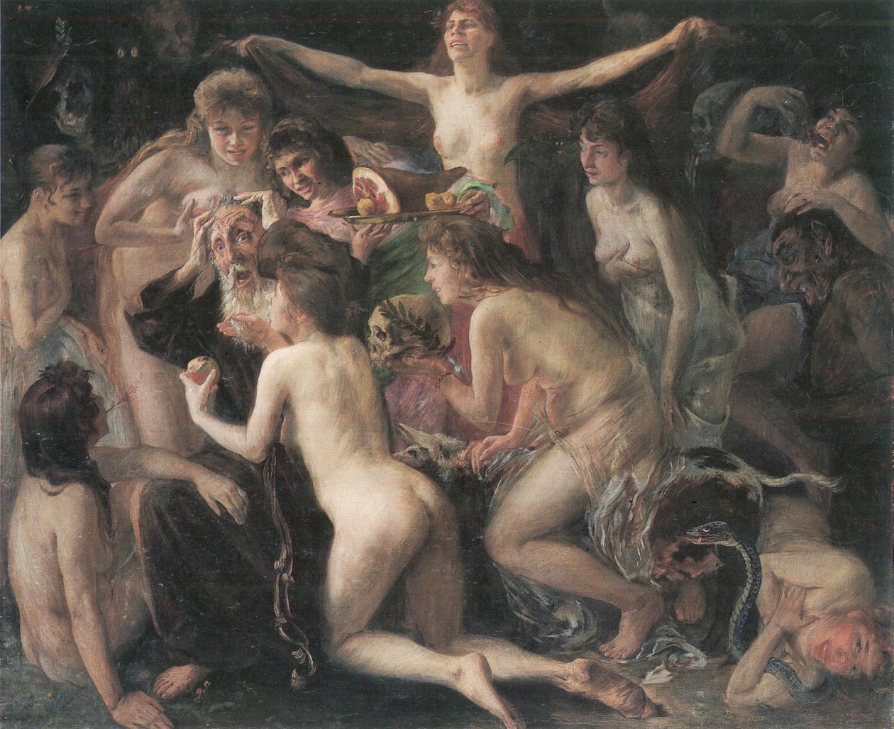 圣的诱惑Antoniusn 作者 洛维斯·科林斯（Lovis Corinth）