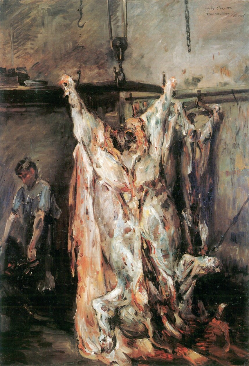 屠宰牛 作者 洛维斯·科林斯（Lovis Corinth）
