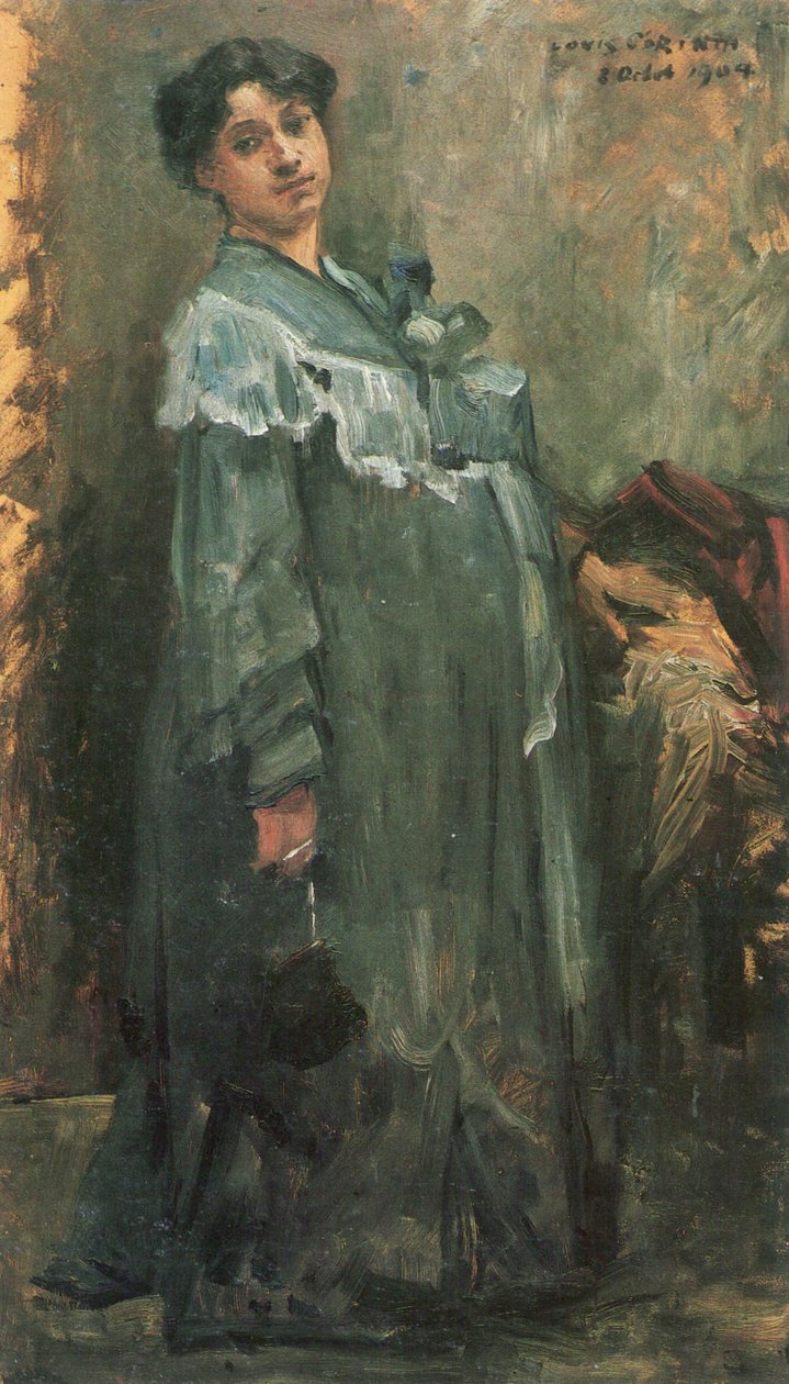 在丝绸罩 作者 洛维斯·科林斯（Lovis Corinth）