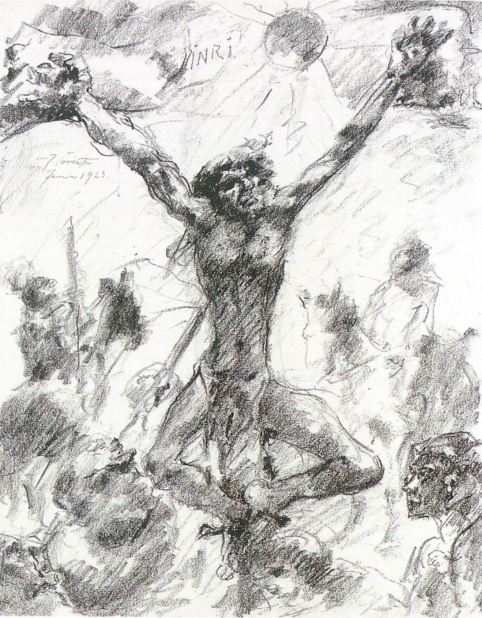 Kreuzigungn 作者 洛维斯·科林斯（Lovis Corinth）