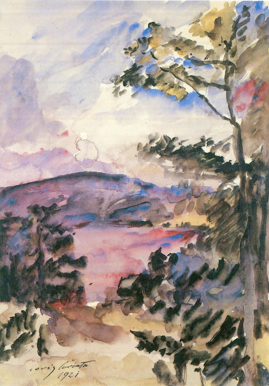 Walchensee，晚上的心情 作者 洛维斯·科林斯（Lovis Corinth）