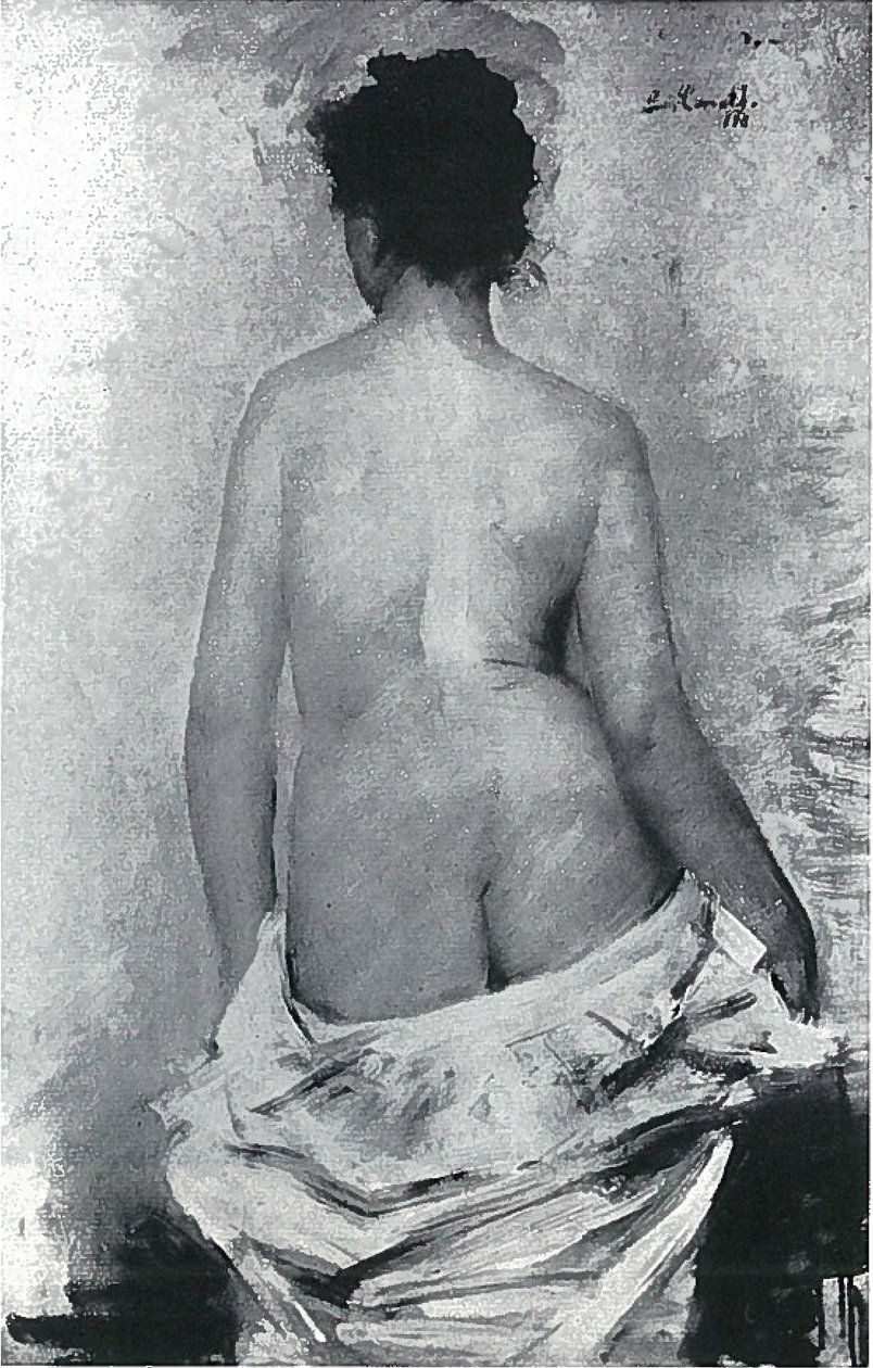 女仰泳 作者 洛维斯·科林斯（Lovis Corinth）