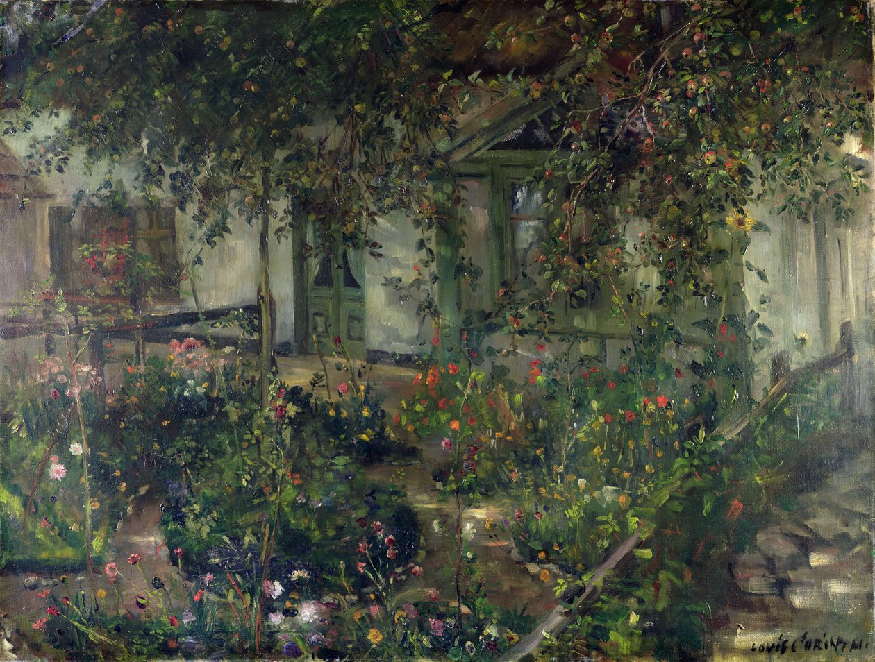 花园盛开，1904年 作者 洛维斯·科林斯（Lovis Corinth）