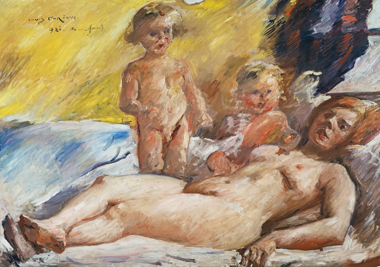 裸体与菩提树 作者 洛维斯·科林斯（Lovis Corinth）