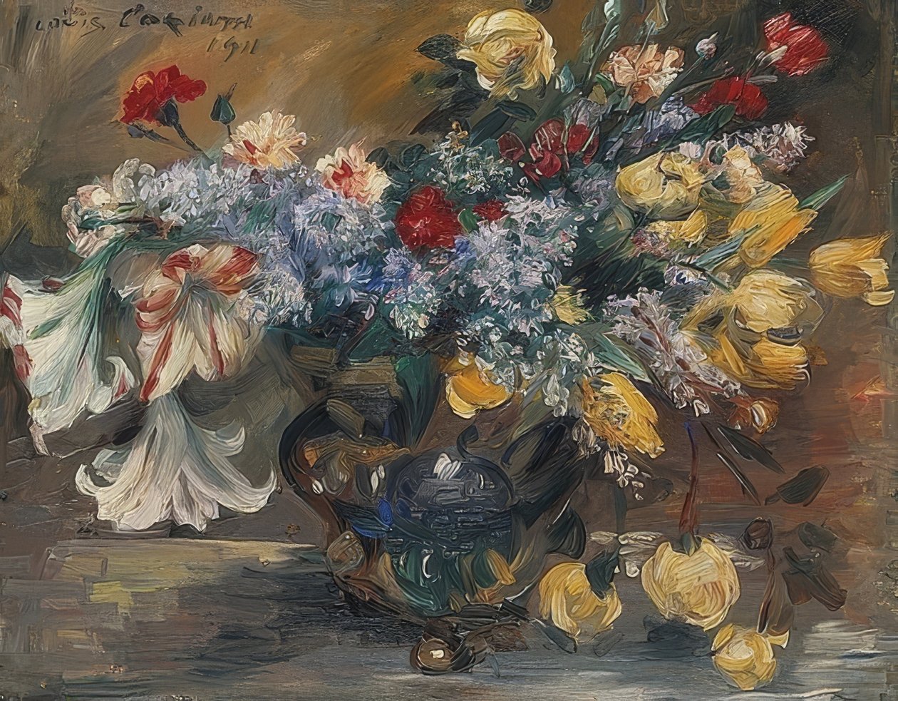 束鲜花。 1911年 作者 洛维斯·科林斯（Lovis Corinth）