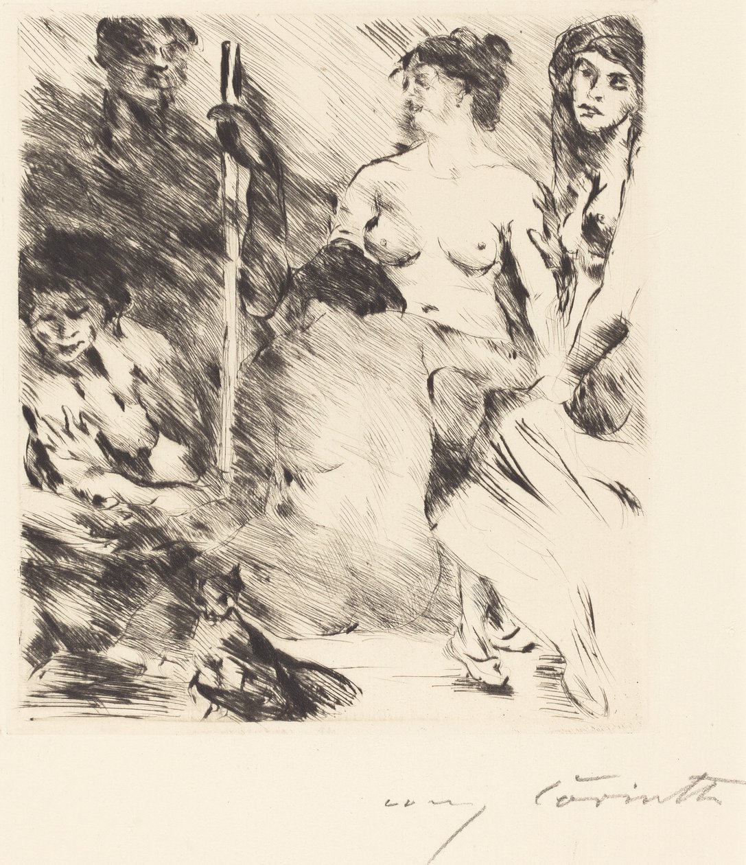 后宫 (The Harem) 作者 洛维斯·科林斯（Lovis Corinth）