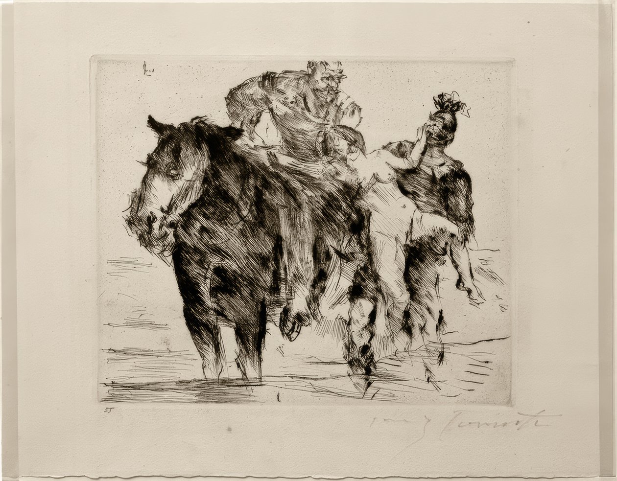 Frauenraub 作者 洛维斯·科林斯（Lovis Corinth）