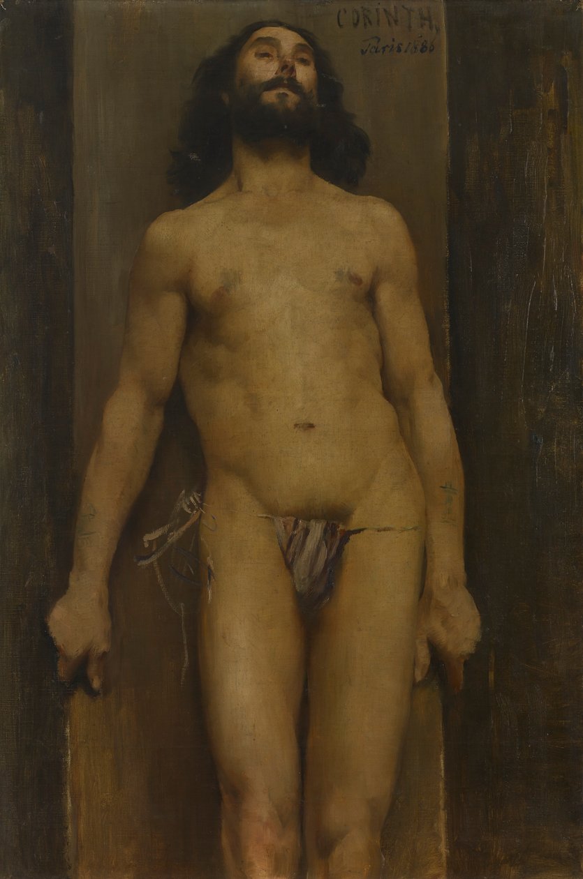 男性裸体（男性裸体） 作者 洛维斯·科林斯（Lovis Corinth）