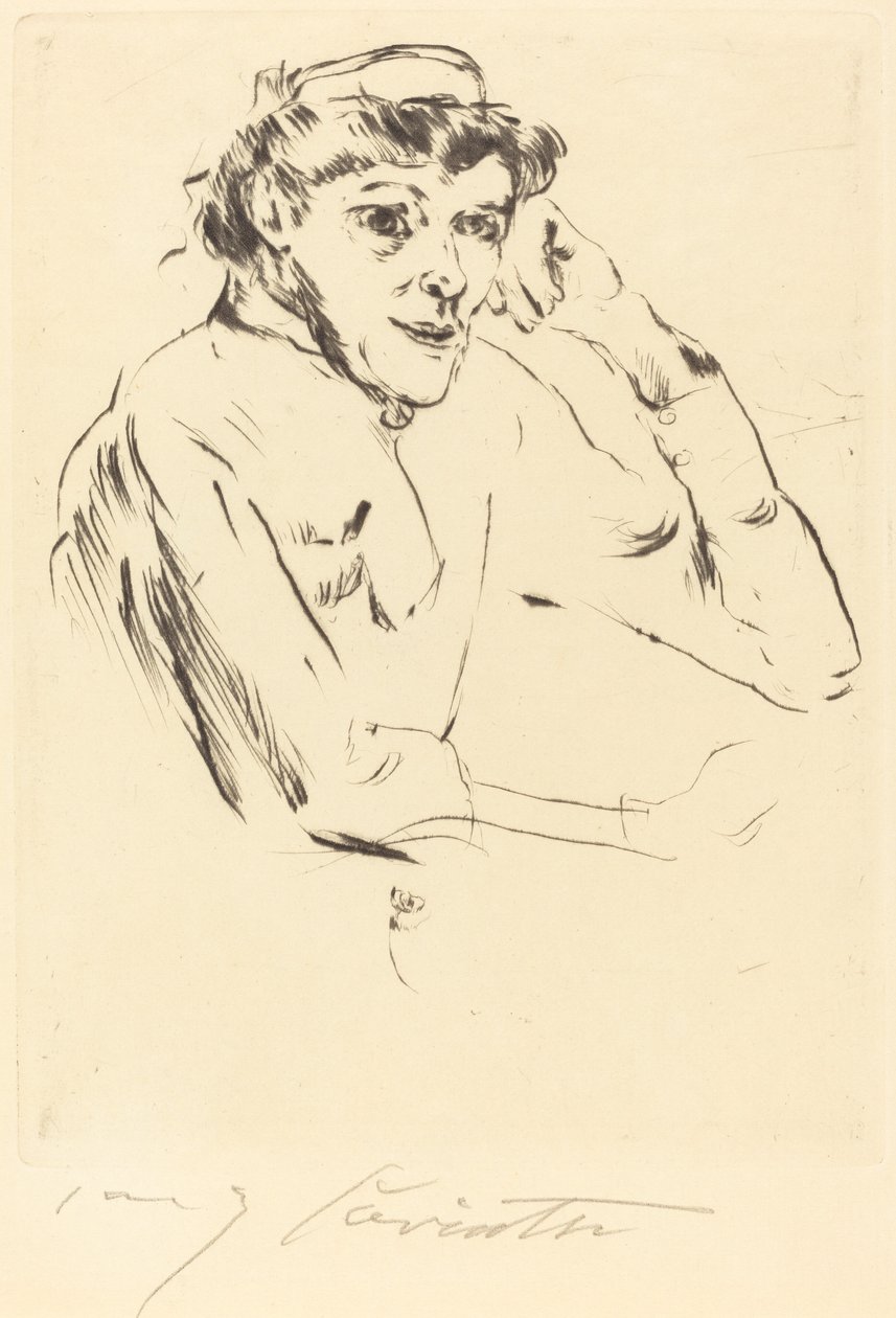 护士长，1914年。 作者 洛维斯·科林斯（Lovis Corinth）