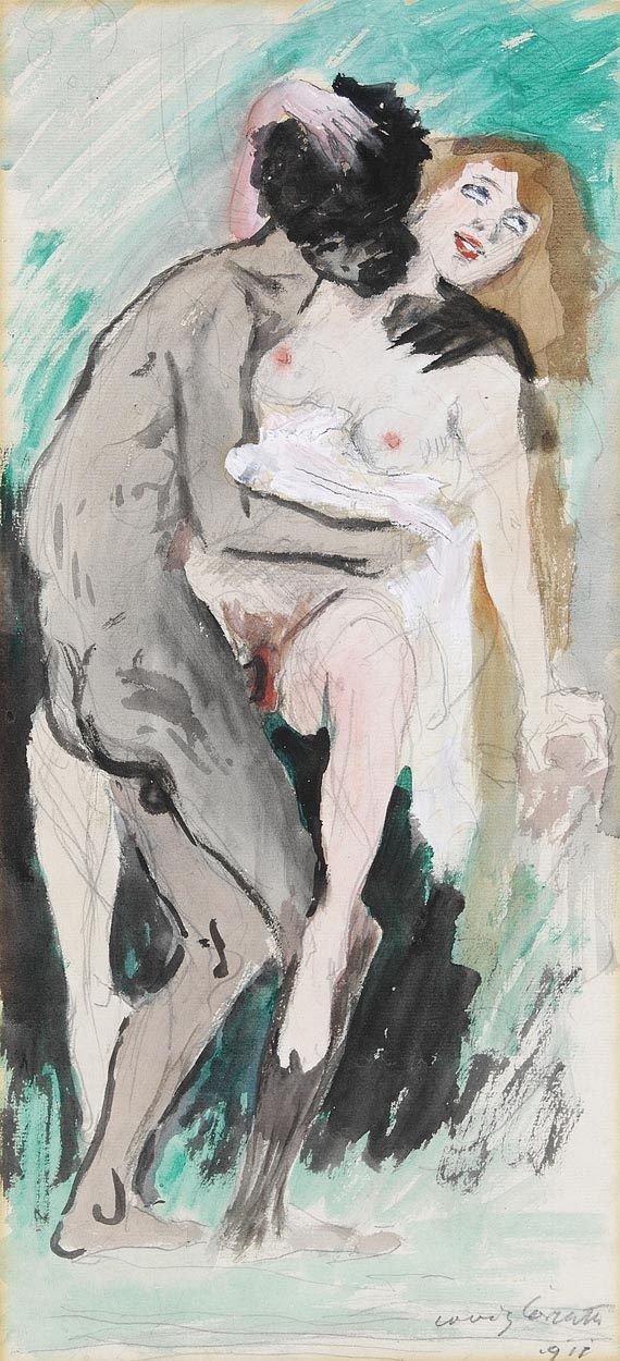 黑色和金发 作者 洛维斯·科林斯（Lovis Corinth）