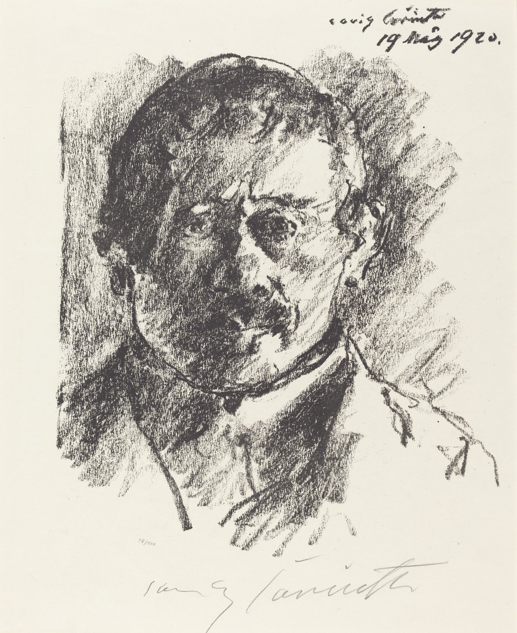自画像 作者 洛维斯·科林斯（Lovis Corinth）