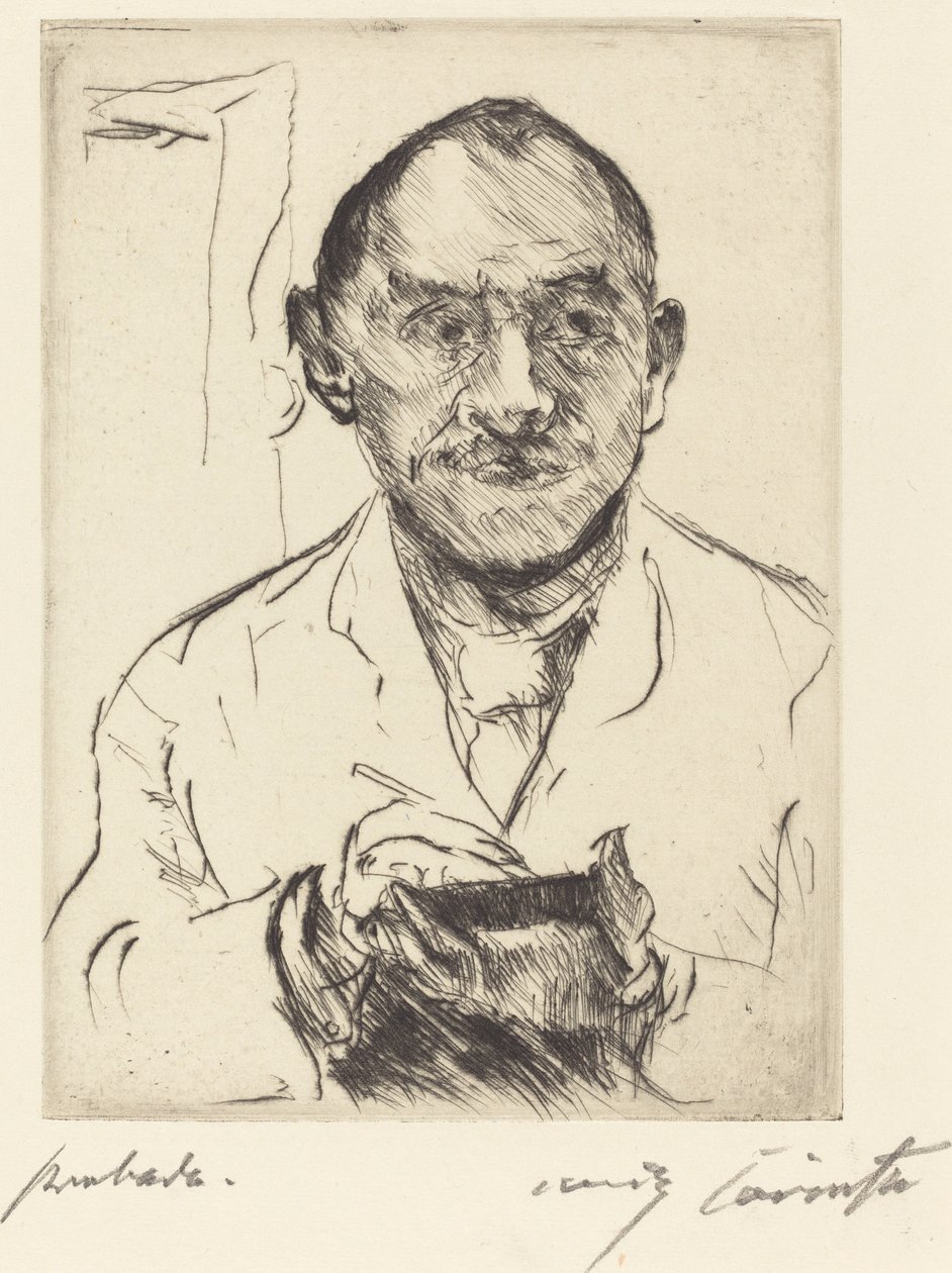自画像 自画像，1915年。 作者 洛维斯·科林斯（Lovis Corinth）