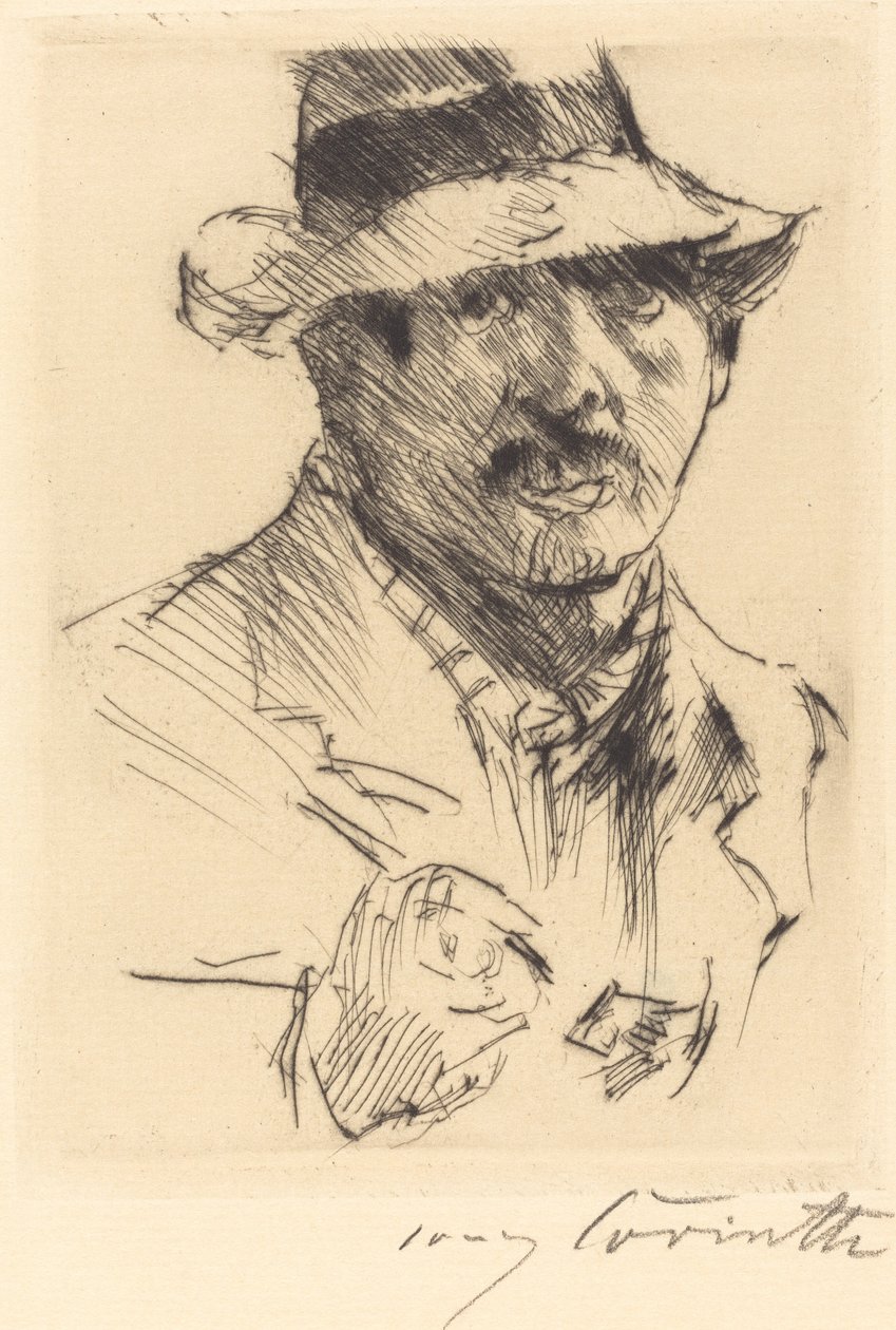 自画像 自画像，1920年。 作者 洛维斯·科林斯（Lovis Corinth）