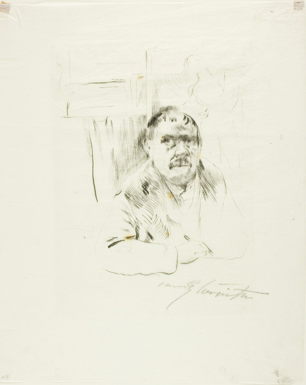 自画像 作者 洛维斯·科林斯（Lovis Corinth）