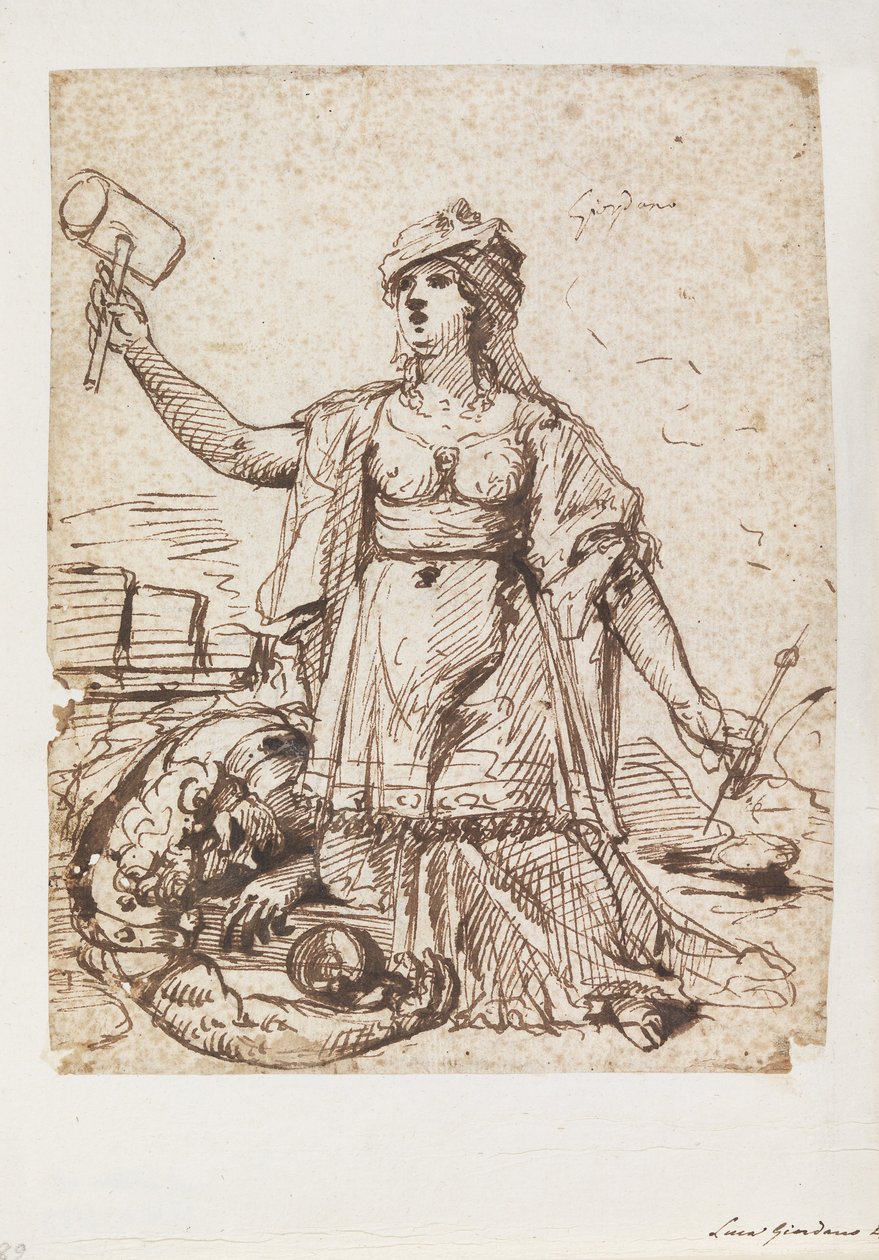 Jael和Sisera 作者 卢卡·乔丹奴（Luca Giordano）