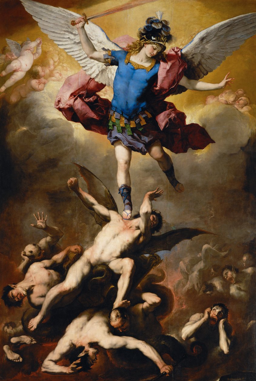 反叛天使的堕落 作者 卢卡·乔丹奴（Luca Giordano）