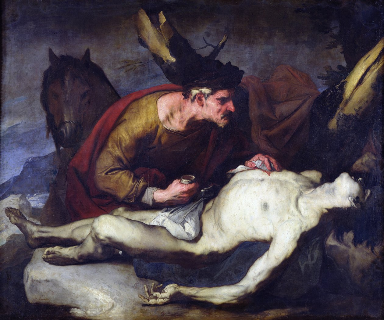 善良的撒玛利亚人 作者 卢卡·乔丹奴（Luca Giordano）